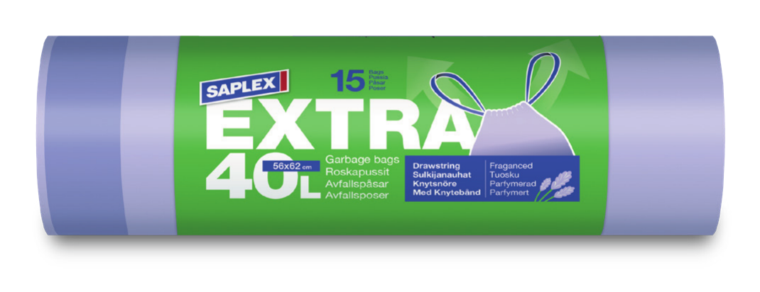 Saplex Extra 40 liter bags